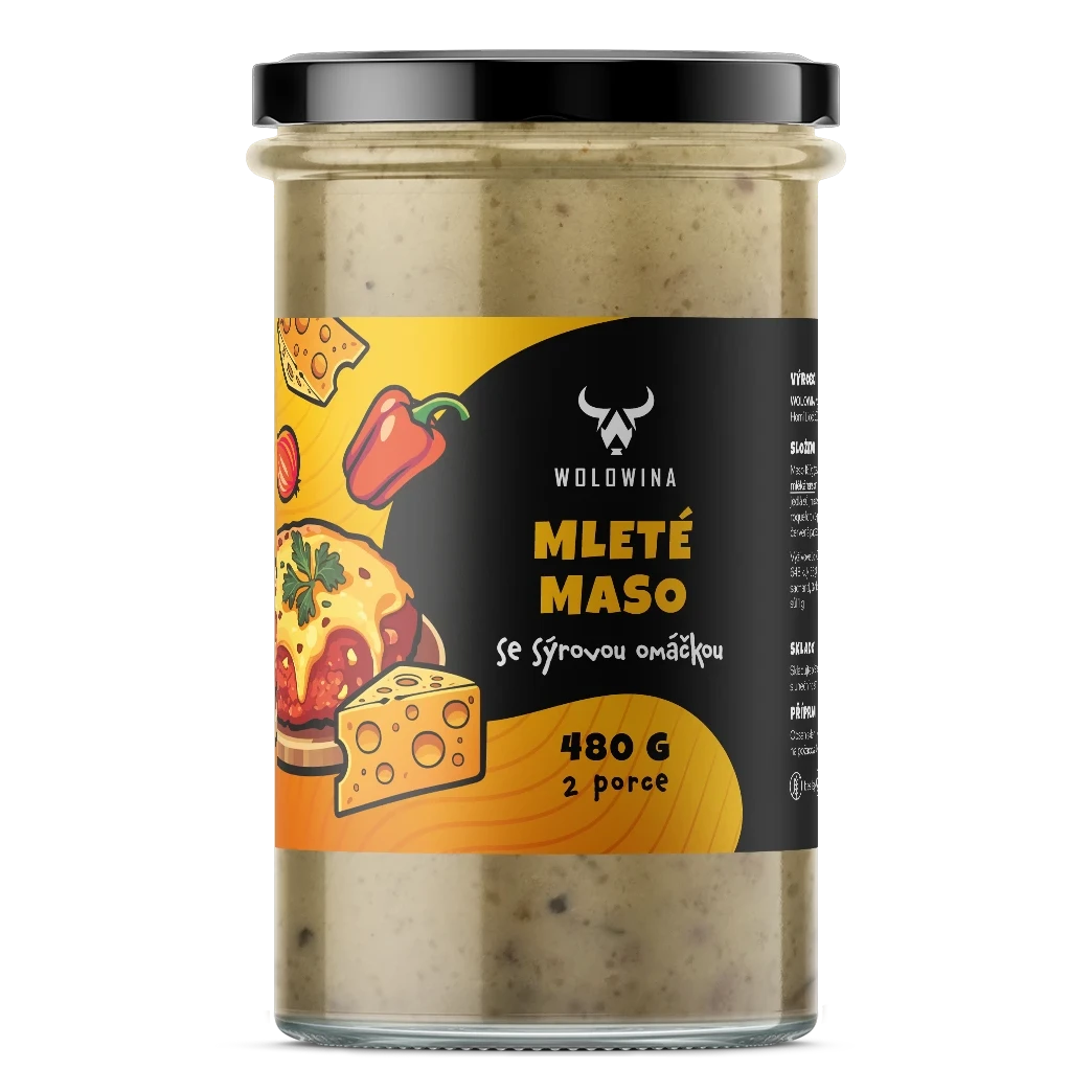 MLETÉ SE SÝREM Mleté maso se sýrovou omáčkou - Obrázek 1
