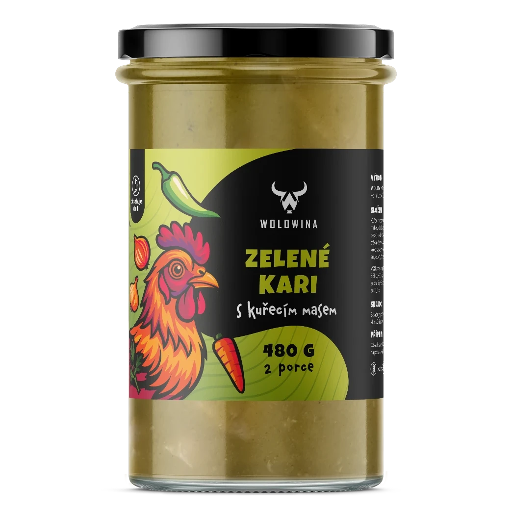 ZELENÉ KARI Zelené kari s kuřecím masem - Obrázek 1